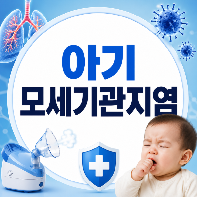 아기 모세기관지염 증상과 치료, 숨소리와 입원 신호 알아보기