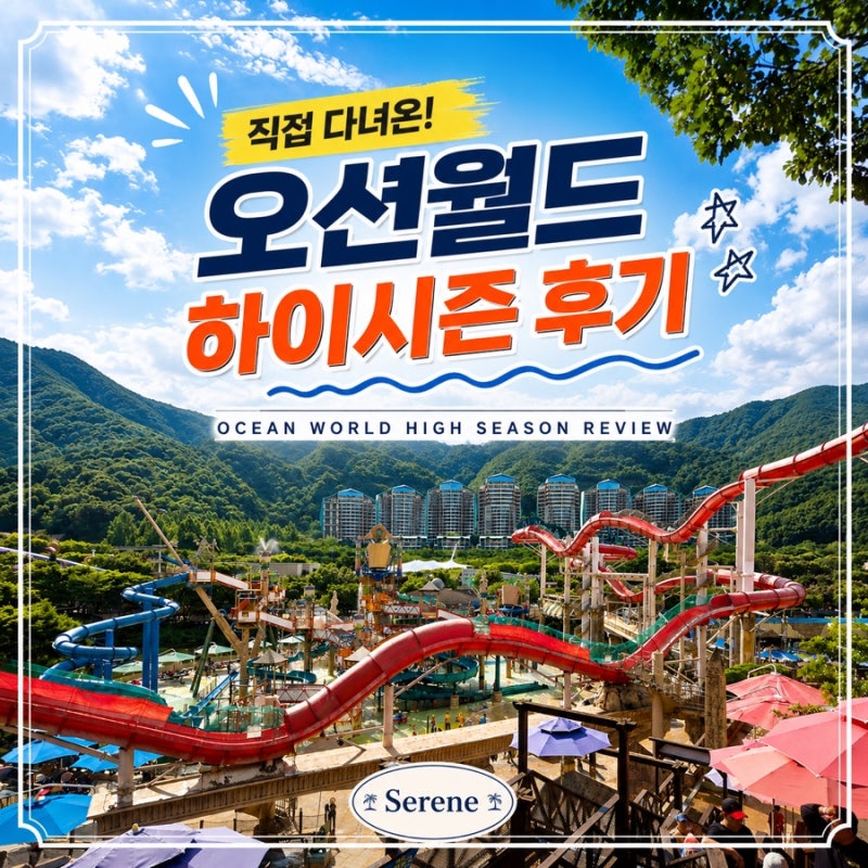 오션월드 하이시즌 내돈내산 후기(오션월드 저렴히 가는법, 놀이기구 많이 타는 법)