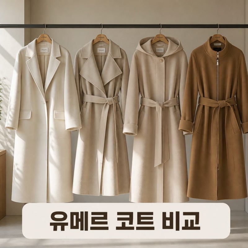 유메르 코트 26FW 구매 전 핏 컬러 비교 가이드