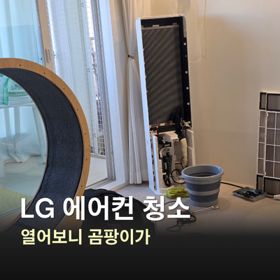 “냄새 나서 열어보니…” LG 휘센 에어컨 청소와 곰팡이 예방법
