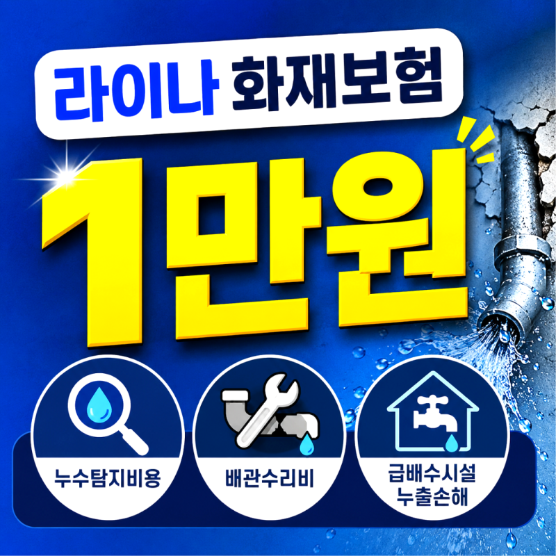 라이나 화재보험 누수탐지비용 아랫집 누수로 당황한 고객님 사례