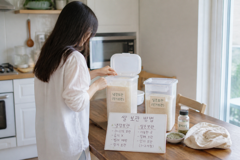 쌀보관 오래 가는 법, 냉장·실온 차이와 벌레 막는 방법