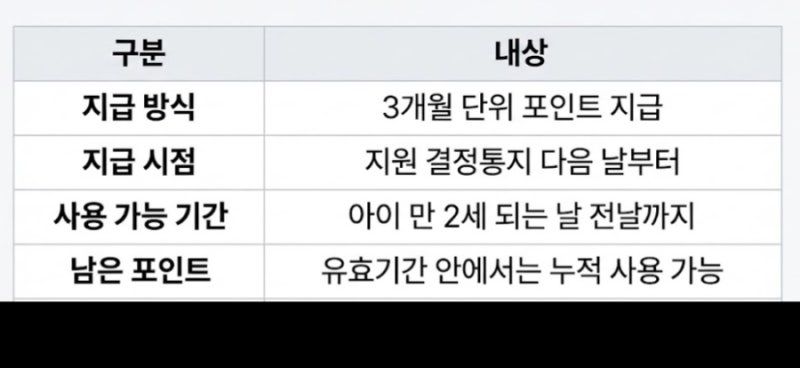 기저귀바우처 7월 지급일 총정리, 유효기간·사용기한·소멸·이월 언제까지