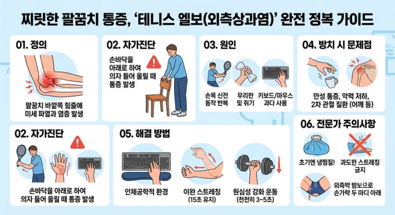 테니스엘보(외측상과염, Lateral epicondylitis)이란?
