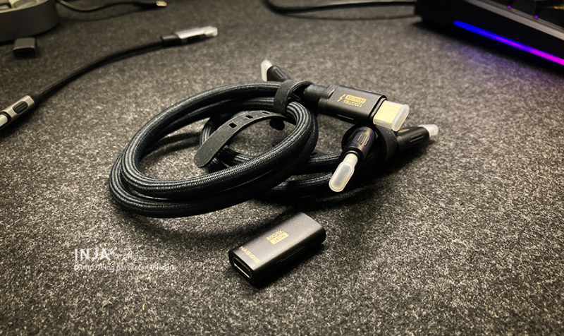 하기비스 USB4.0 v2 80Gbps & TBT5 120Gbps 호환 케이블 + C to C 어댑터 - USB C 썬더볼트 케이블 이야기 T....