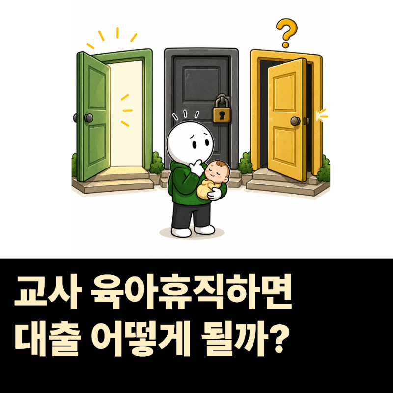 교사 육아휴직 중 대출 가능할까? 신용대출,공제회,연금공단 정리