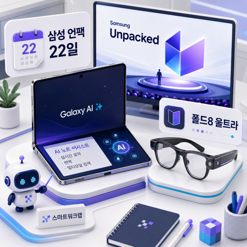 갤럭시 폴드8 울트라 스냅드래곤8엘리트, 12GB 램, 1TB 저장공간까지 스펙 정리