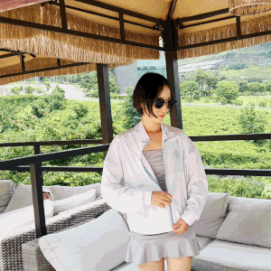 래쉬가드 수영복 레이지비, 쿨터치 에어라이트 크롭 여성 집업 래쉬가드 리뷰