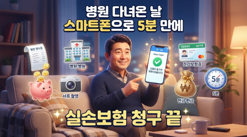 [스마트폰활용법] 병원 다녀온 날, 스마트폰으로 5분 만에 실손보험 청구 끝내는 방법