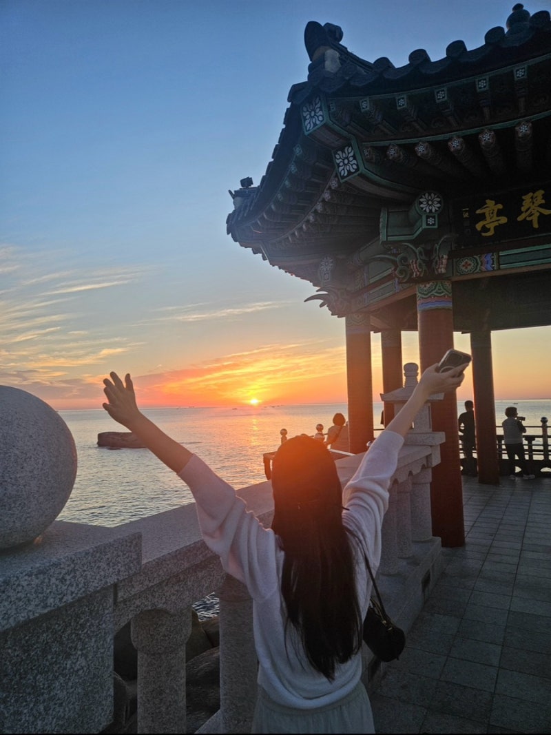 [Gangwon-do] My Successful Sunrise Experience at Sokcho Yeonggeumjeong☀️ (July East Sea Sunrise Time, Parking)
