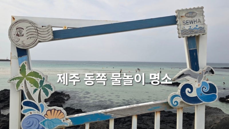 제주 세화해수욕장 가족과 물놀이하기 좋은 세화해변, 샤워장, 튜브, 총정리
