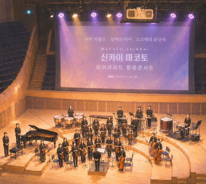 대학생의 문화생활 | 신카이 마코토 하이라이트 필름 콘서트 후기⭐ | 롯데콘서트홀 | 서울....
