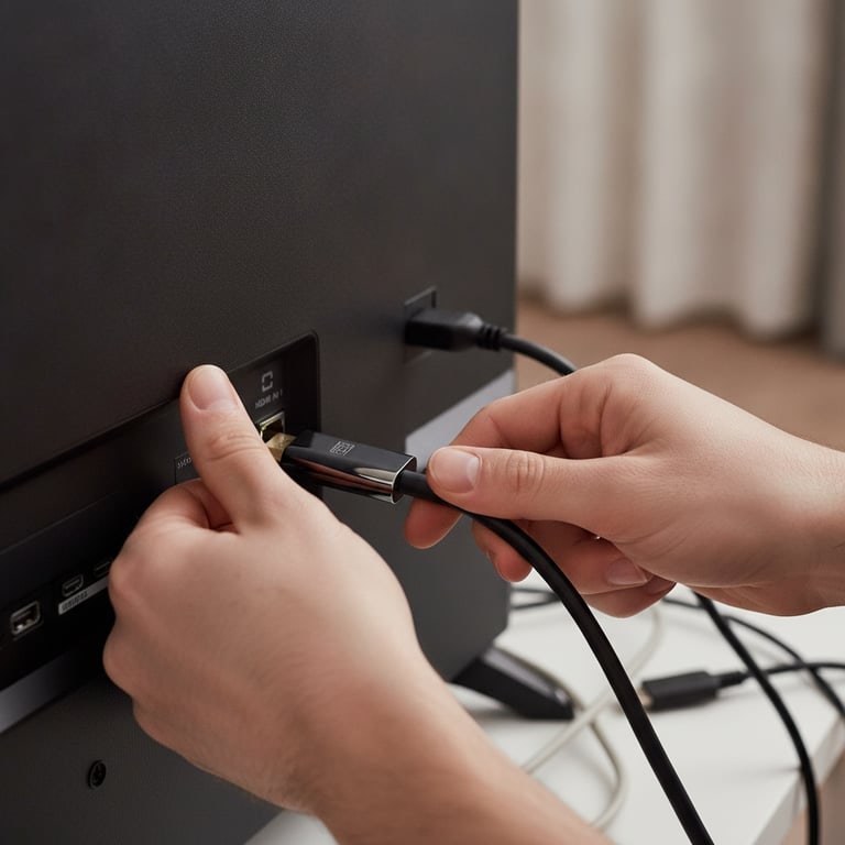 TV 케이블 연결 방법 안테나 HDMI 단자 종류별 쉽고 빠른 해결법