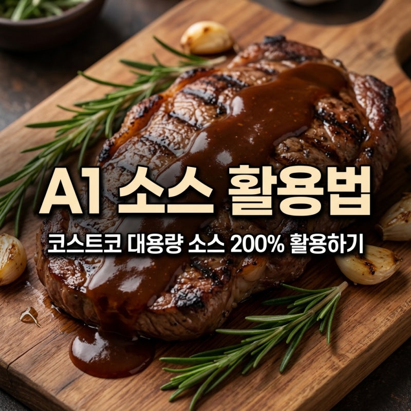 코스트코 이거 추천해, 말아, 알고보면 꼭 사는 대용량 A1 소스, 실패 없이 맛있게 활용하는 ....
