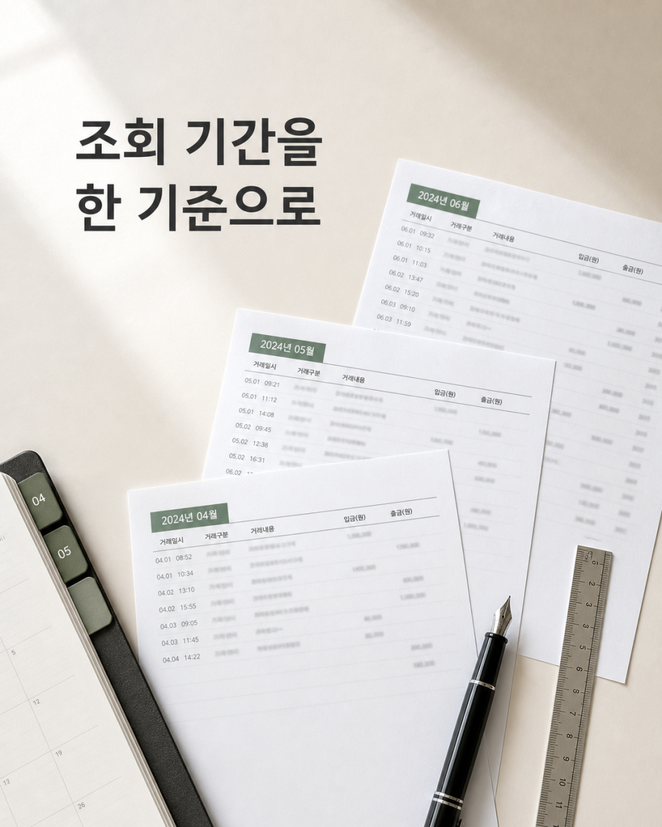 군산개인회생 통장거래내역에서 설명이 필요한 항목 관련 사진