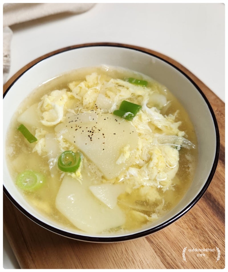 맑은 감자국 끓이는법 | 아침 계란감자국 레시피 담백한 국물요리