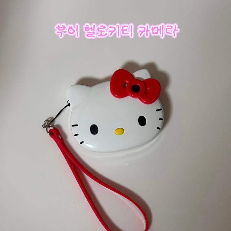 부이 헬로키티 카메라 레드 에디션 구매후기(라고 하고 선물받았다고 한다)