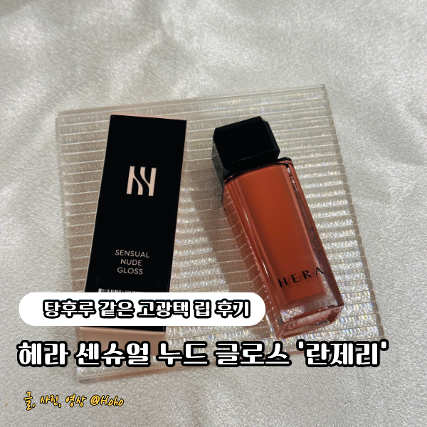 _리뷰_ 헤라 센슈얼 누드 글로스 ‘란제리’ 솔직 후기! (feat. 픽셀핑크, 시퀀스 비교)