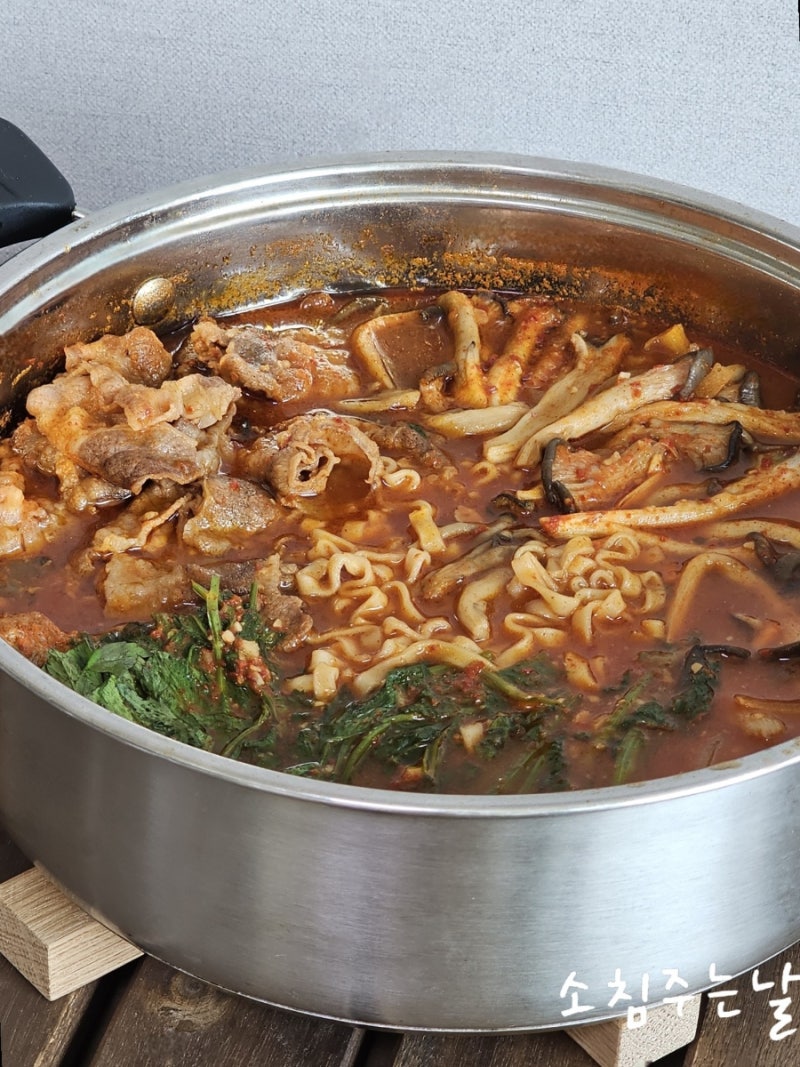 멸치칼국수 등촌 샤브샤브 레시피