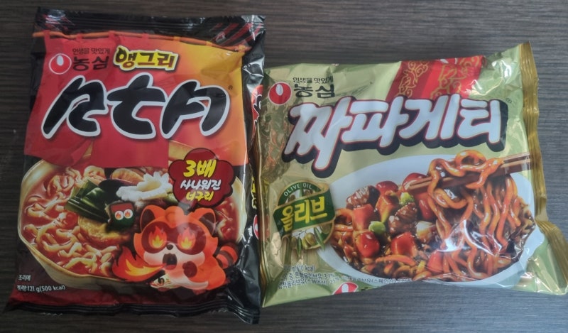 [라면] 농심 "앵그리 짜파구리(짜파게티, 앵그리너구리)"