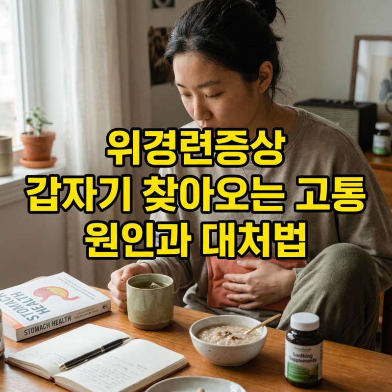 위경련증상 갑자기 찾아오는 고통 원인과 대처법