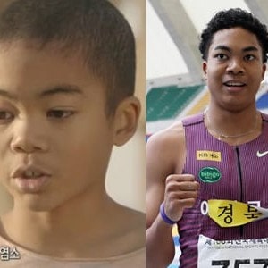 나마디 <b>조엘진</b> 100m 10초13 기록 <b>부모</b> 국적 혼혈 육상 유망주... 
