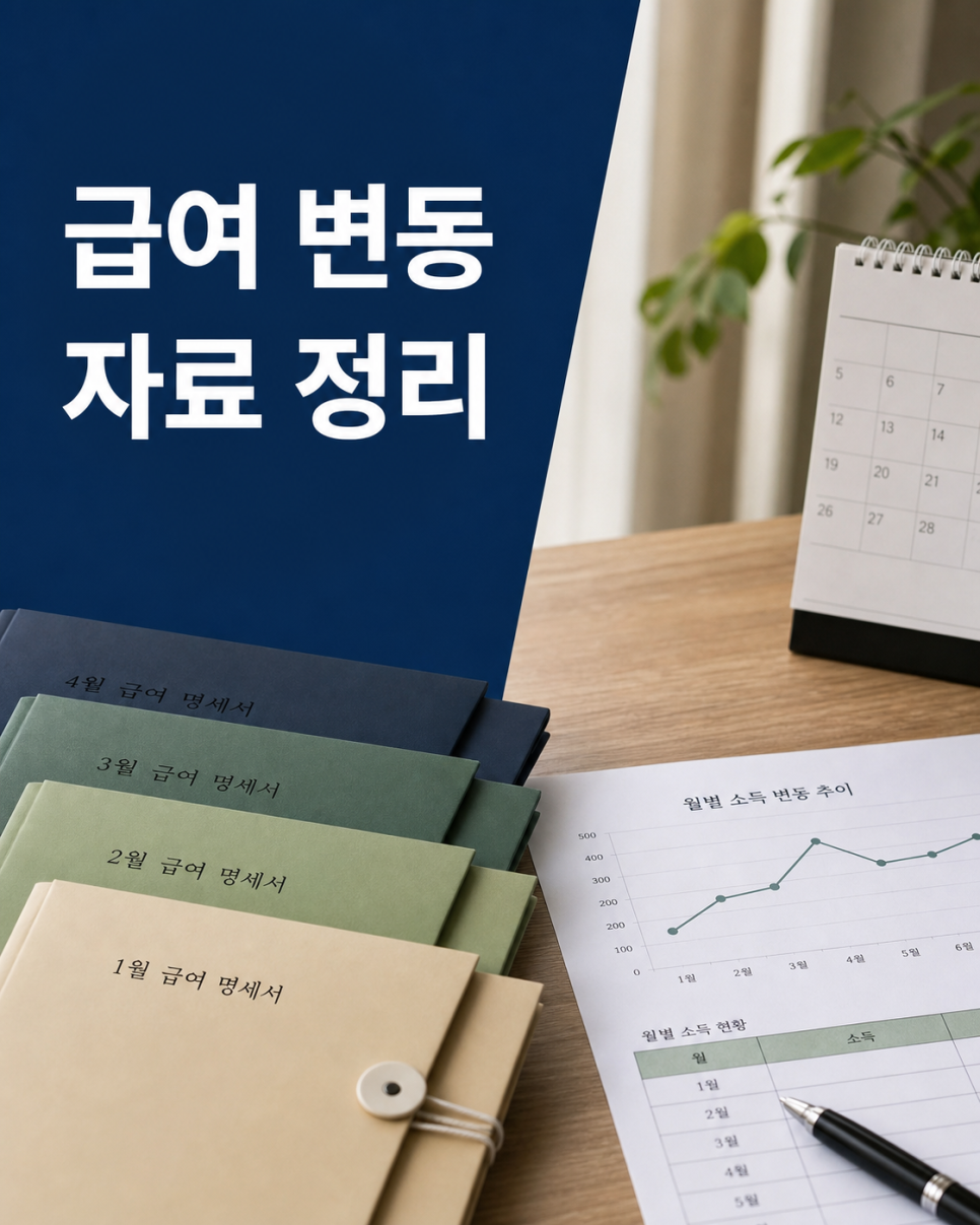 전주개인회생 급여 변동이 있을 때 소득자료 정리 방법
