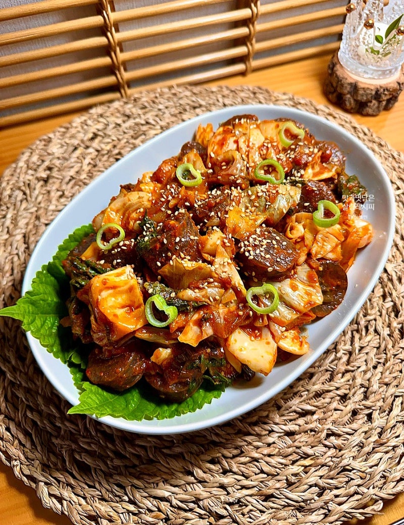 순대볶음 레시피 류수영 순대볶음양념
