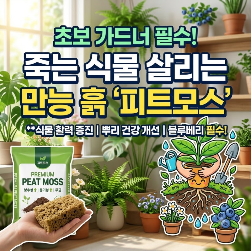 블루베리 필수 흙 피트모스란?