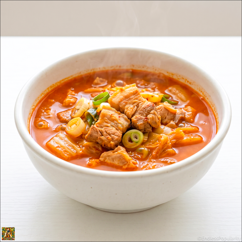 잡내 제로 돼지고기 김치찌개 레시피 냉동 삼겹살 요리