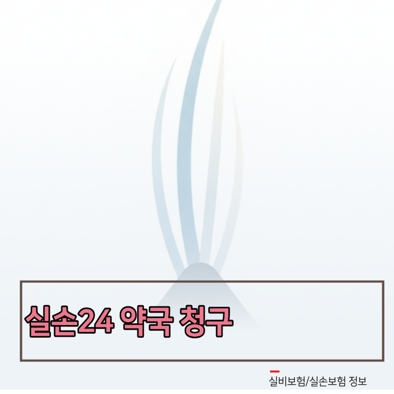 실손24 연동 약국 조회 및 영수증 실종됐을 때 대처하는 전산 청구 매뉴얼