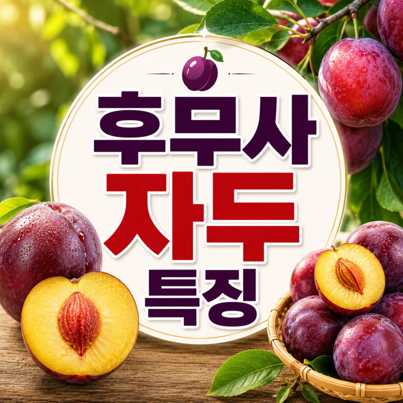 후무사 자두란? 맛과 제철시기, 맛있게 후숙하는 방법