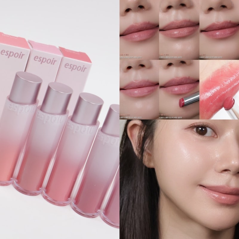 립스틱 추천 에스쁘아 노웨어 립스틱 바밍 글로우 뉴로즈 컬렉션 5컬러 전색상 할인