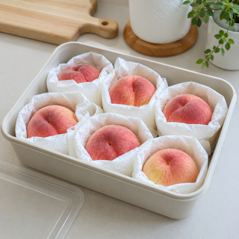 복숭아 보관법 총정리! 후숙부터 냉장보관까지 오래 맛있게 먹는 방법
