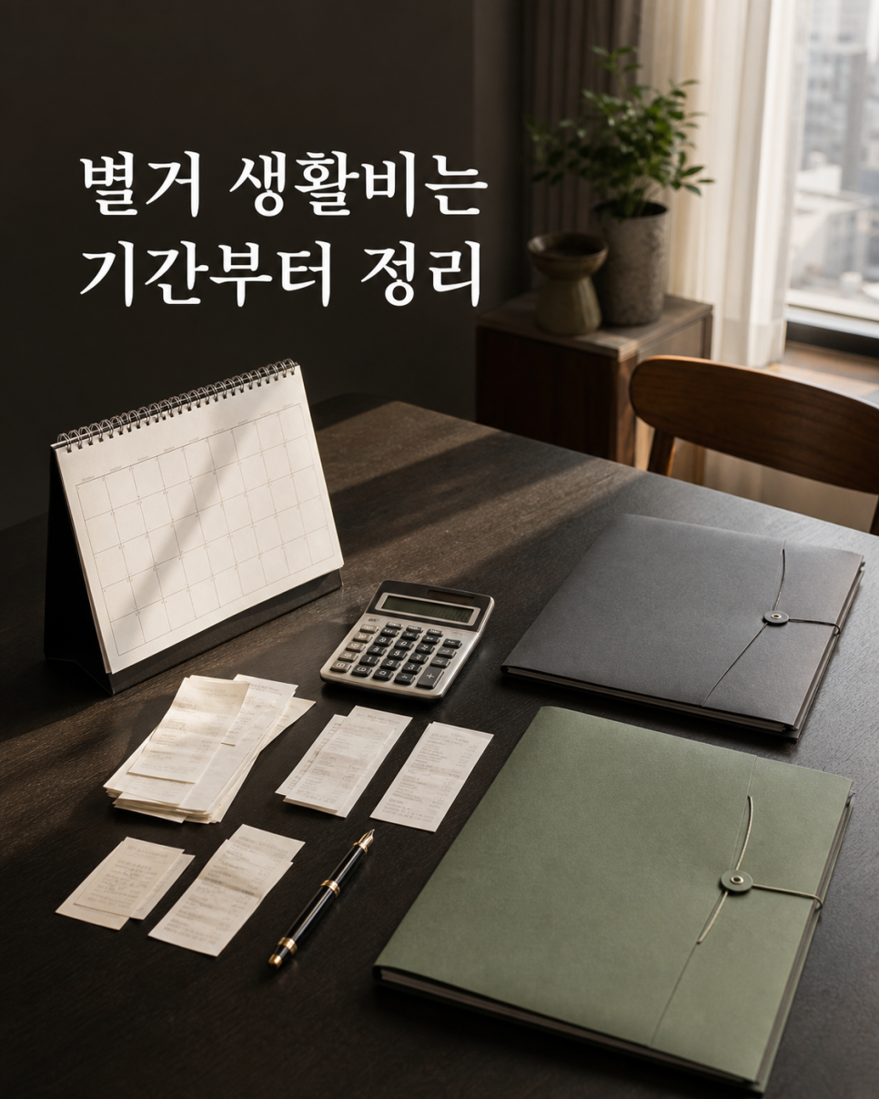 군산이혼변호사 별거 중 생활비 자료를 정리하는 방법