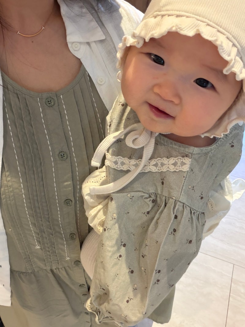 8개월 딸래미와 모녀커플룩 모음(여자아기 옷 브랜드 정보)