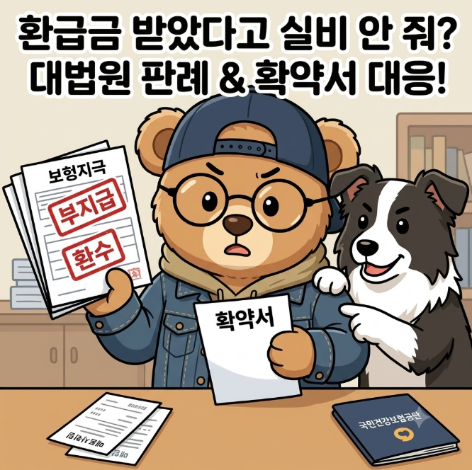 [본인부담상한제 실비 부지급] "대법원도 인정한 환급금 공제" 당장 병원비 급할 때 확약서로....