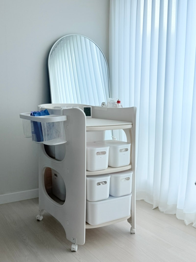 도노도노 기갈대 정리 꿀팁 수납함 pvc 매트 방수매트 추천