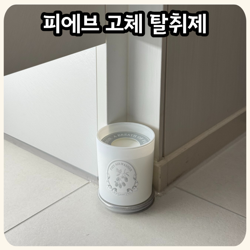 피에브 고체탈취제 현관방향제 추천 내돈내산