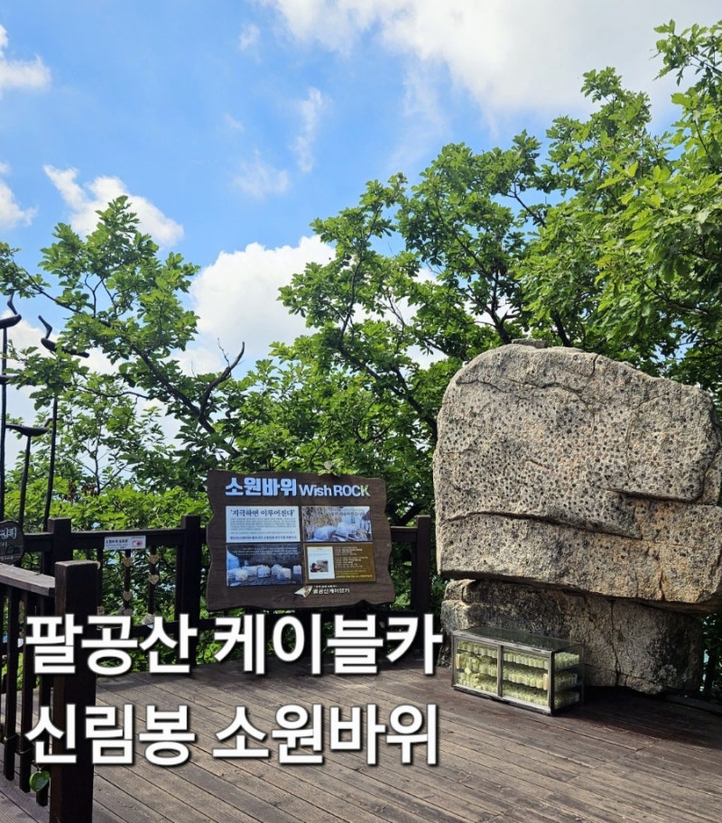 [대구근교가볼만한곳] 팔공산 케이블카 탑승 , 신림봉 소원바위/솔마루식당 방문 후기