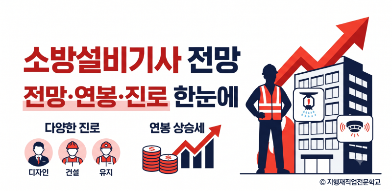 소방설비기사 전망 — 연봉·취업·전기부터 시작하는 법 (2026)