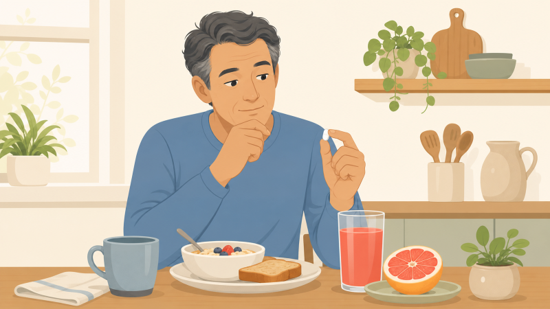 약이랑 자몽 같이 먹어도 되나요? — 약사가 정리한 자몽 주의 약과 내 약 확인법