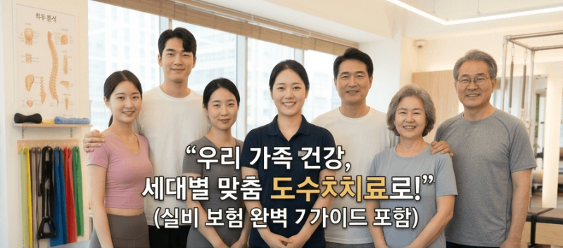 도수치료 실비보험 청구 가이드: 건강보험 적용과 세대별 제한 총정리
