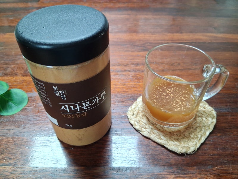 시나몬가루 한땀한땀 시나몬차 곶감디저트 홈카페 활용법