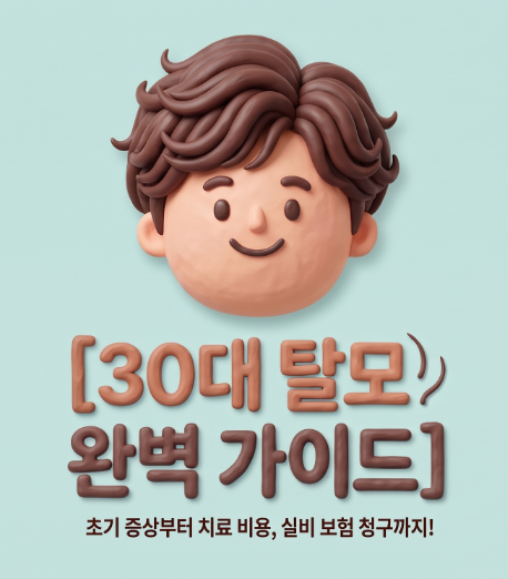30대 탈모 초기증상 특징과 피부과 검사 비용 및 실비보험 청구 가능 여부
