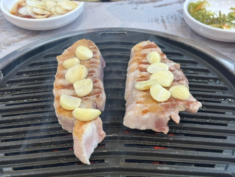 [남해 고기집] 쏠비치 근처 오션뷰 삼겹살 맛집! 설리바베큐식당