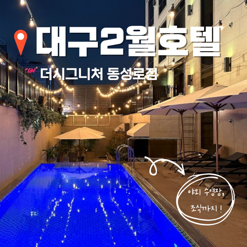 수영장부터 조식까지 완벽했던 대구 2월 호텔 더시그니처 동성로점 솔직 후기