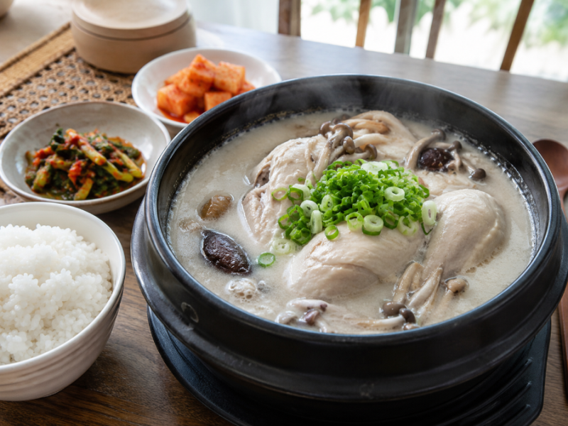 들깨삼계탕 만드는 법, 백종원 삼계탕 레시피 들깨가루 국물 복날 말복 보양식