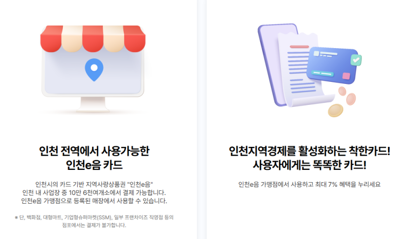 인천이음카드 혜택 발급 이용 방법