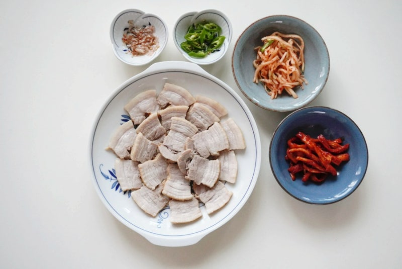 삼겹살 압력솥 수육 만들기 돼지고기 수육 삶는 법